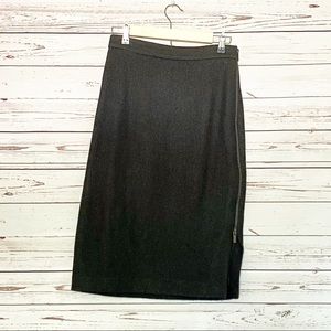 Banana Republic Black Wool Skirt